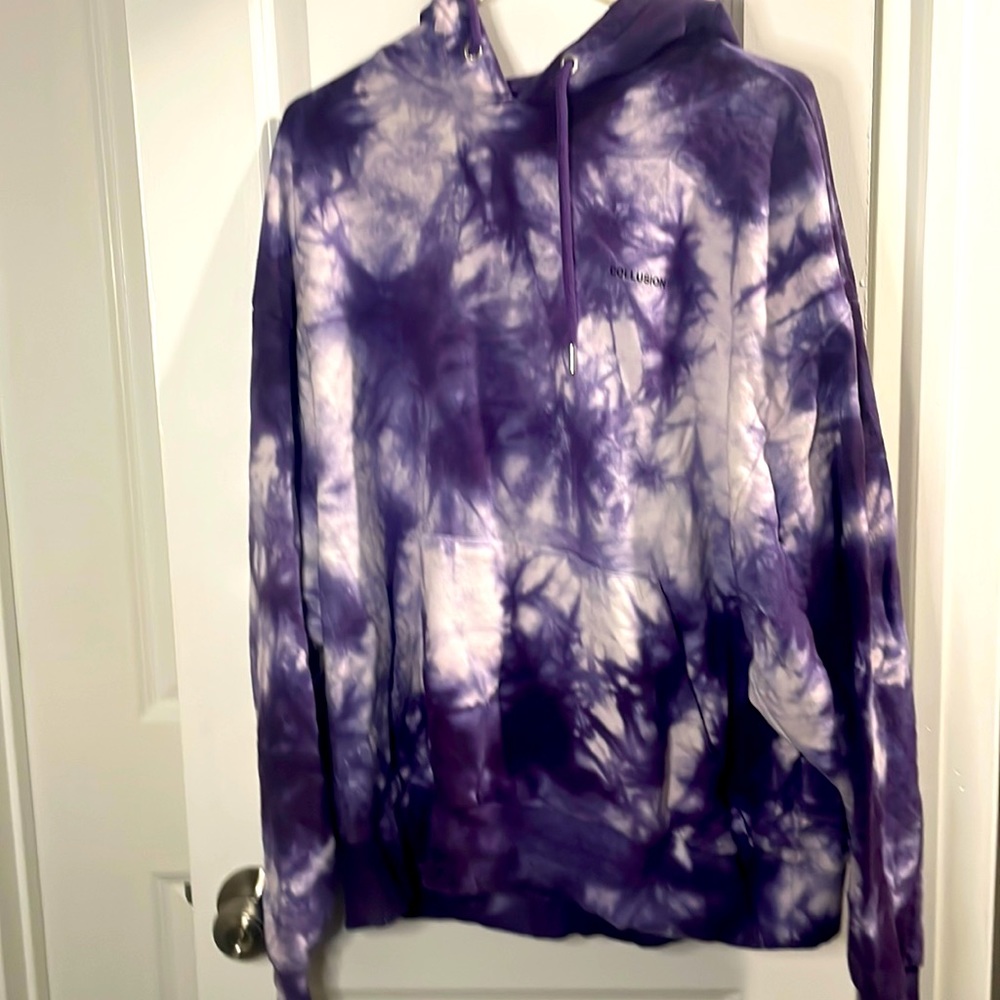 COLLUSION TYE DYE HOODIE